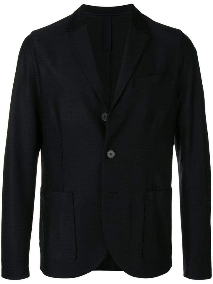 Harris Wharf London Classic Single-breasted Blazer - Black