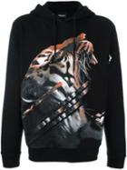 Marcelo Burlon County Of Milan 'quebradas' Hoodie, Men's, Size: Xxl, Black, Cotton