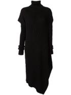 G.v.g.v. Asymmetric Knitted Dress - Black