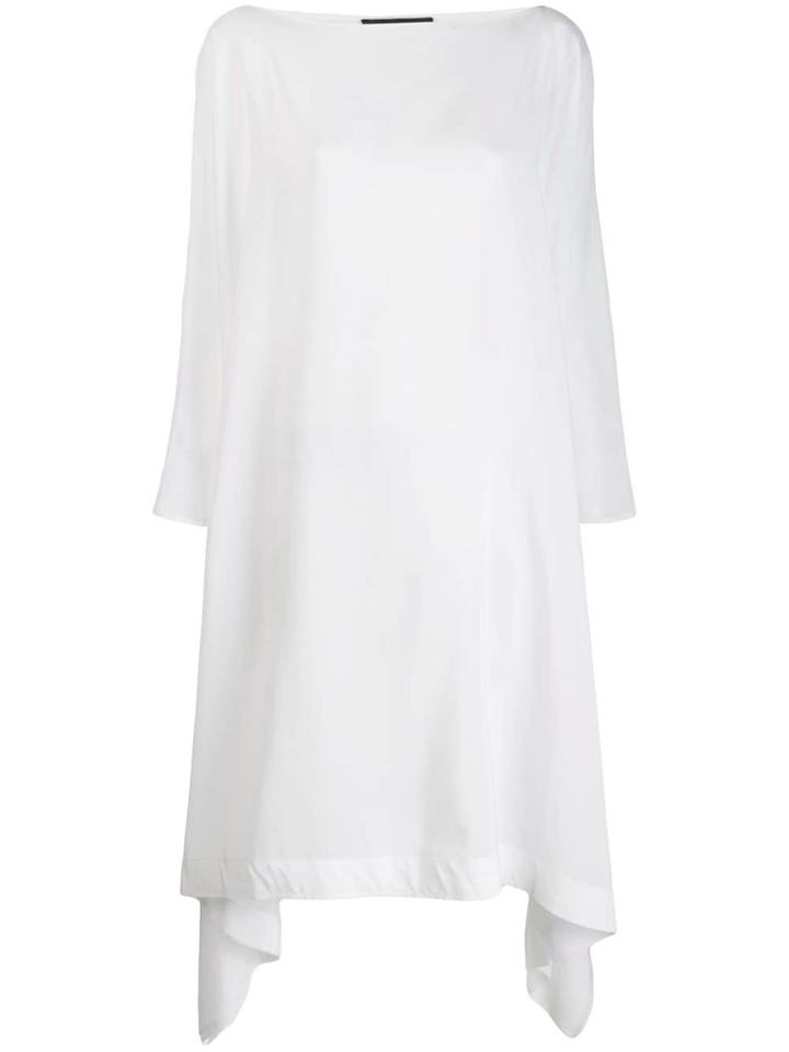 Gianluca Capannolo Draped Midi Dress - White