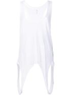 Unravel Project Double Tank Top - White