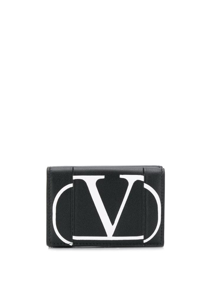 Valentino Valentino Garavani Vlogo Mini Wallet - Black