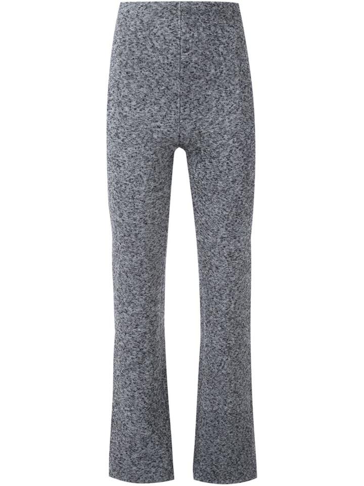 Scanlan Theodore Melange Trousers, Women's, Size: Medium, Grey, Wool