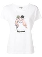 Fiorucci Angel Kissing Print T-shirt - White