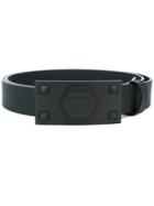 Philipp Plein Belt With Logo Buckle - Black