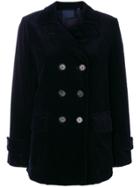 Aspesi Double Breasted Jacket - Blue