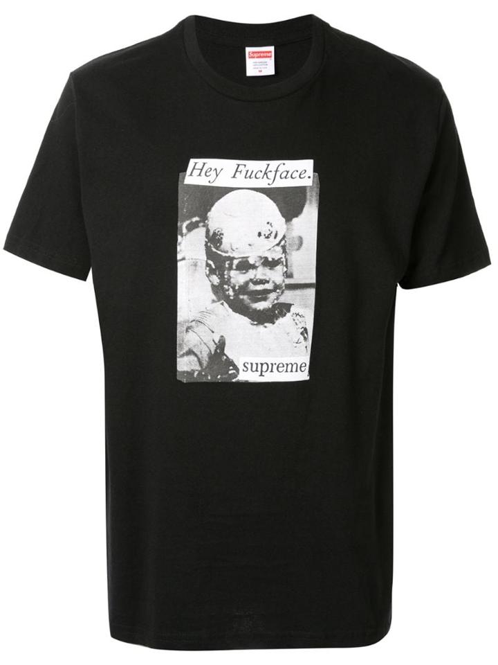 Supreme Hey F*face T-shirt - Black