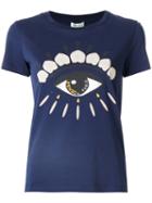Kenzo - Eye T-shirt - Women - Cotton - S, Blue, Cotton
