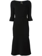 Roland Mouret Asymmetric Neck Dress - Black