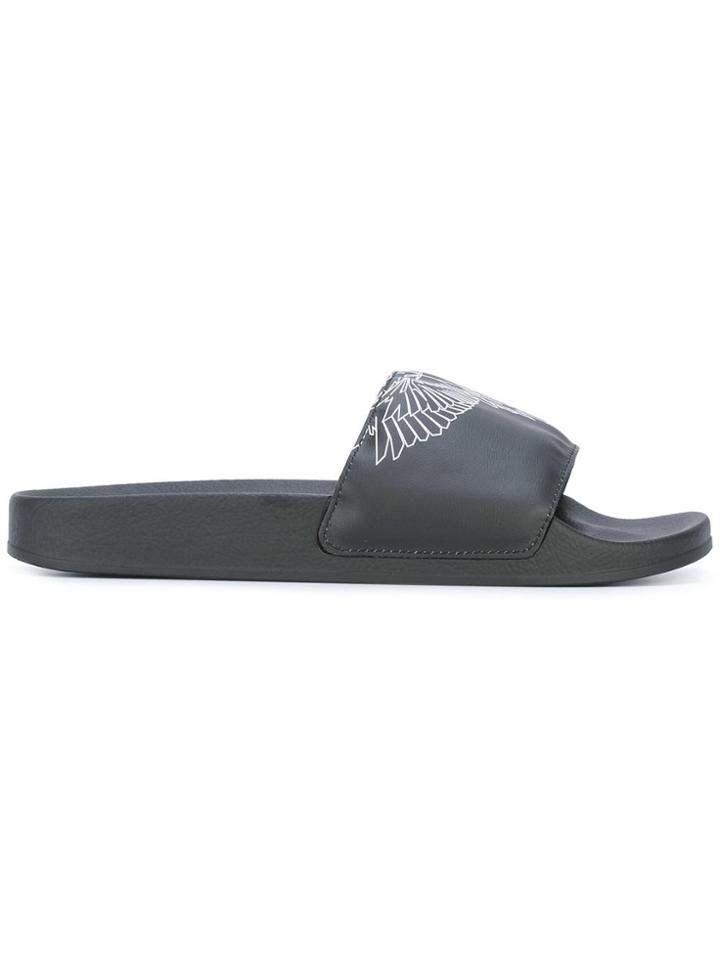 Marcelo Burlon County Of Milan Anny Slides - Black