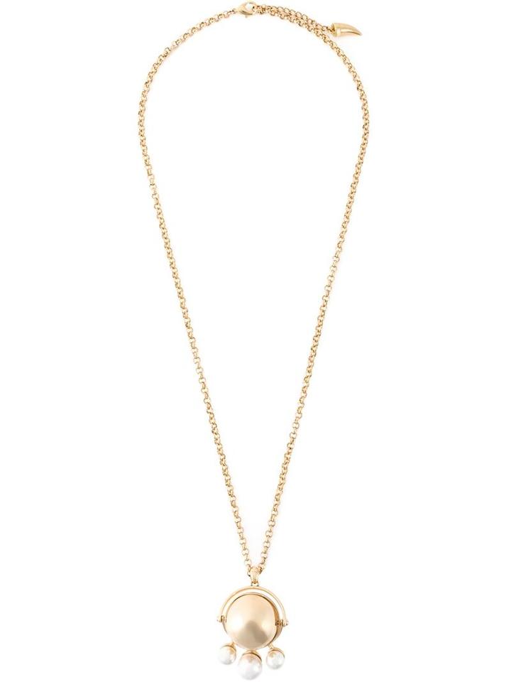 Eshvi 'astro' Pendant Necklace, Women's, Metallic