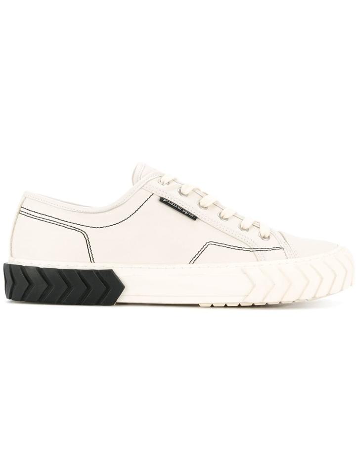 Both Tyres Lace-up Sneakers - White