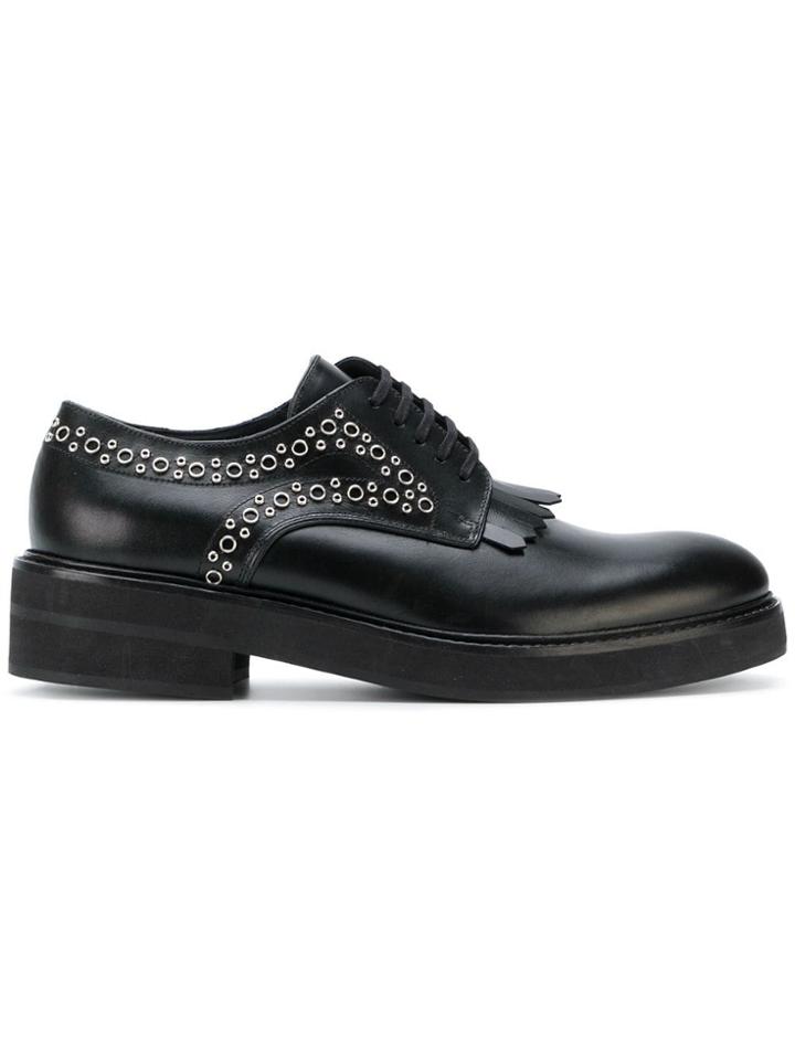 Dsquared2 Bobo Eyelet Embellished Shoes - Black