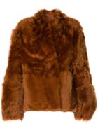 Petar Petrov Moira Shearling Jacket - Brown