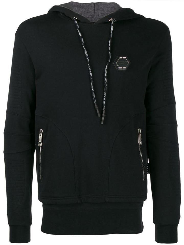 Philipp Plein 10 Statement Hoodie - Black