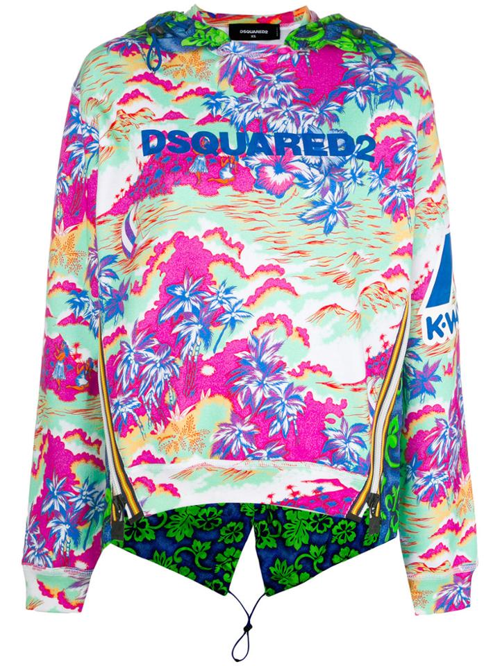 Dsquared2 Logo Patch Sweatshirt - Multicolour