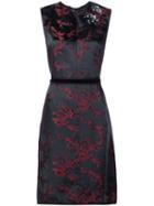 Marc Jacobs Cherry Blossom Dress, Women's, Size: 4, Black, Nylon/viscose/silk