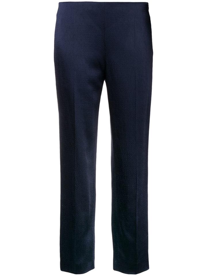 M Missoni Straight Cut Trousers - Blue