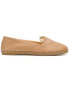 Charlotte Olympia Cat Face Slippers - Nude & Neutrals