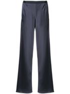 Christopher Esber Twisted Hem Wide Leg Trousers - Blue