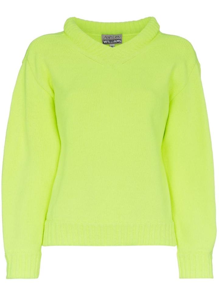 Ashley Williams Grace Knit Jumper - Yellow