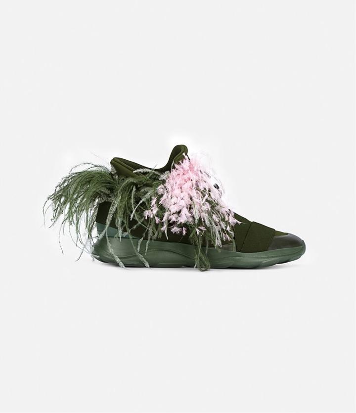 Christopher Kane Feather High-top Sneakers