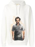 Ih Nom Uh Nit Pablo Print Hooded Sweatshirt - White