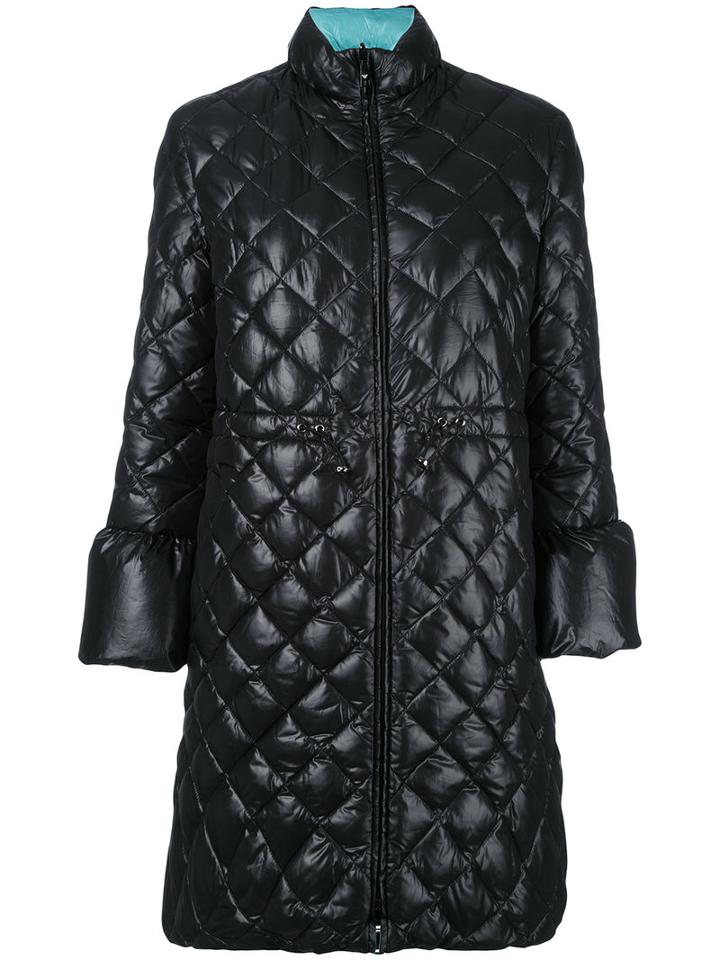 Emporio Armani Reversible Padded Jacket, Women's, Size: 42, Black, Polyester/feather Down