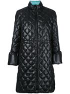 Emporio Armani Reversible Padded Jacket, Women's, Size: 42, Black, Polyester/feather Down