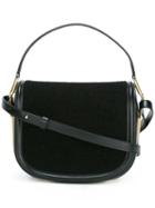Olympia Le-tan 'carson' Shoulder Bag, Women's, Black, Cotton/calf Leather/metal (other)