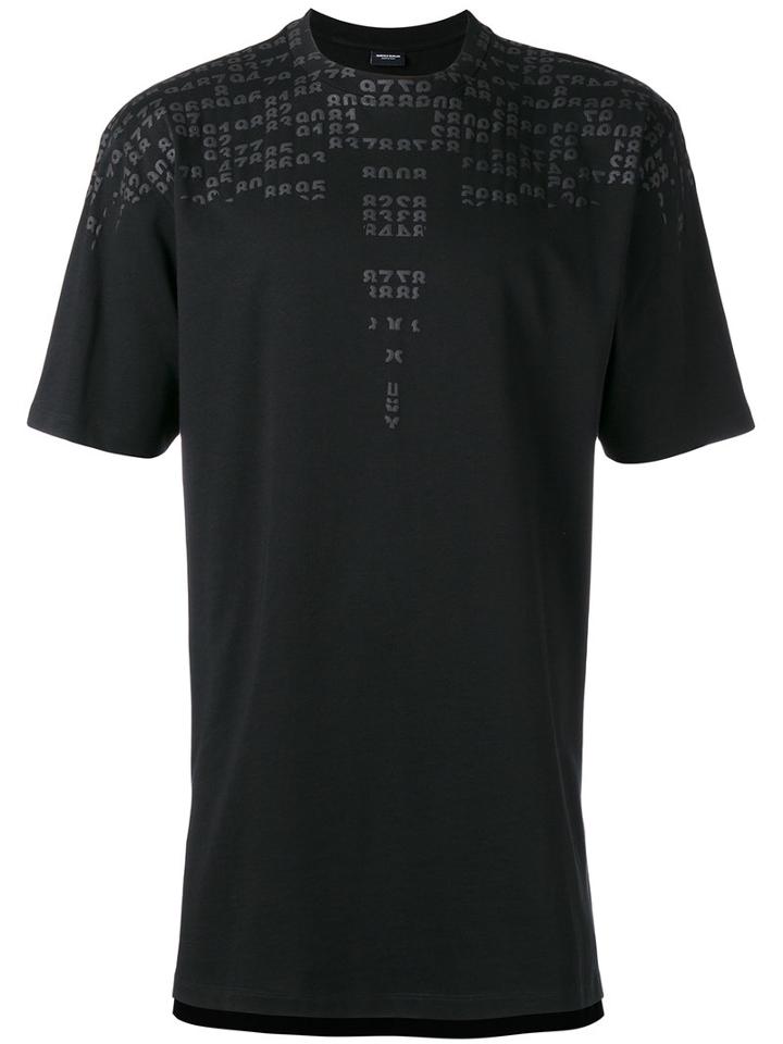 Number Detail T-shirt - Men - Cotton - S, Black, Cotton, Marcelo Burlon County Of Milan