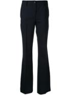 P.a.r.o.s.h. Flared Trousers, Women's, Size: Medium, Black, Polyester/spandex/elastane/virgin Wool