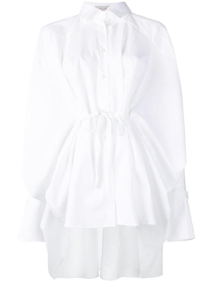 Palmer / Harding Belted Waist Shirt - White