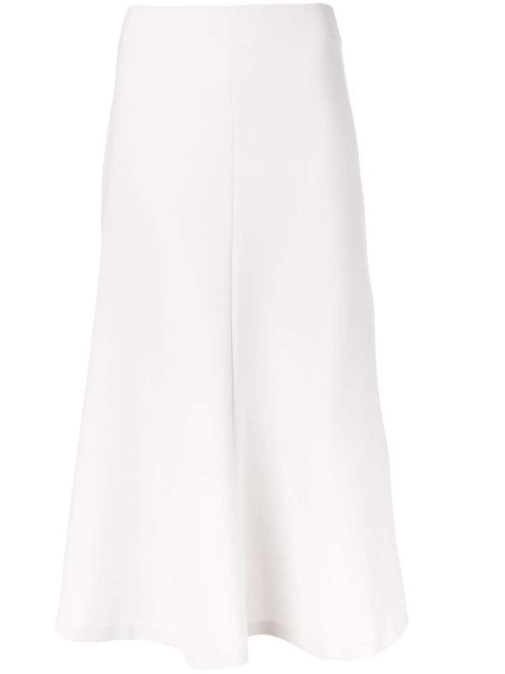 A.w.a.k.e. Mode Flared Midi Skirt - Neutrals
