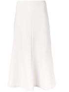 A.w.a.k.e. Mode Flared Midi Skirt - Neutrals