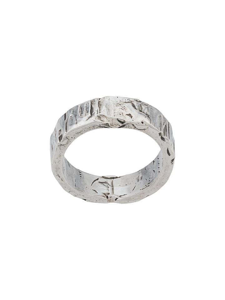 Emanuele Bicocchi Handmade Band Ring - Silver