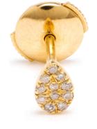 Yvonne Léon 18kt Gold And Diamond Pear Stud Earring, Women's, Metallic