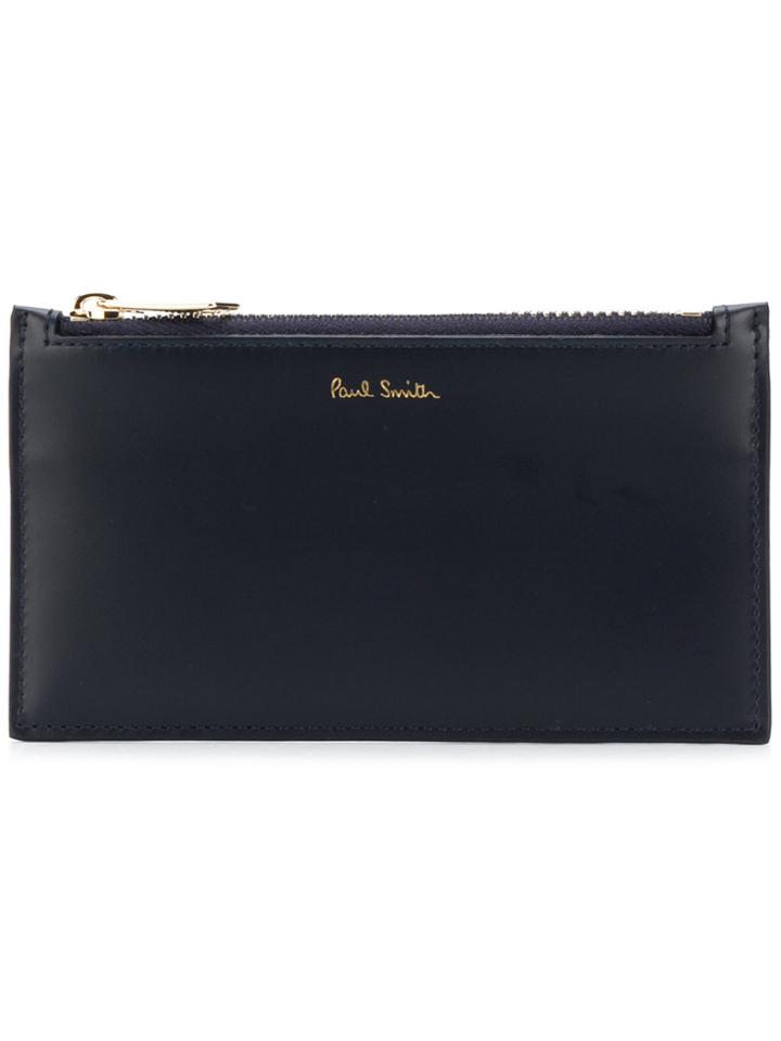 Paul Smith Top Zip Wallet - Black