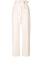 Kazuyuki Kumagai Drawstring Fastening Trousers - Blue