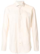 Etro - Plain Shirt - Men - Cotton - 39, Nude/neutrals, Cotton