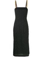 Staud Anglaise Lace Dress - Black