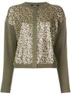 Twin-set Sequinned Cardigan - Green