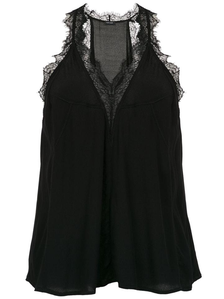 Tufi Duek Lace Top - Black