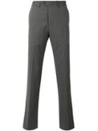 Armani Collezioni - Tailored Trousers - Men - Virgin Wool/viscose - 54, Grey, Virgin Wool/viscose