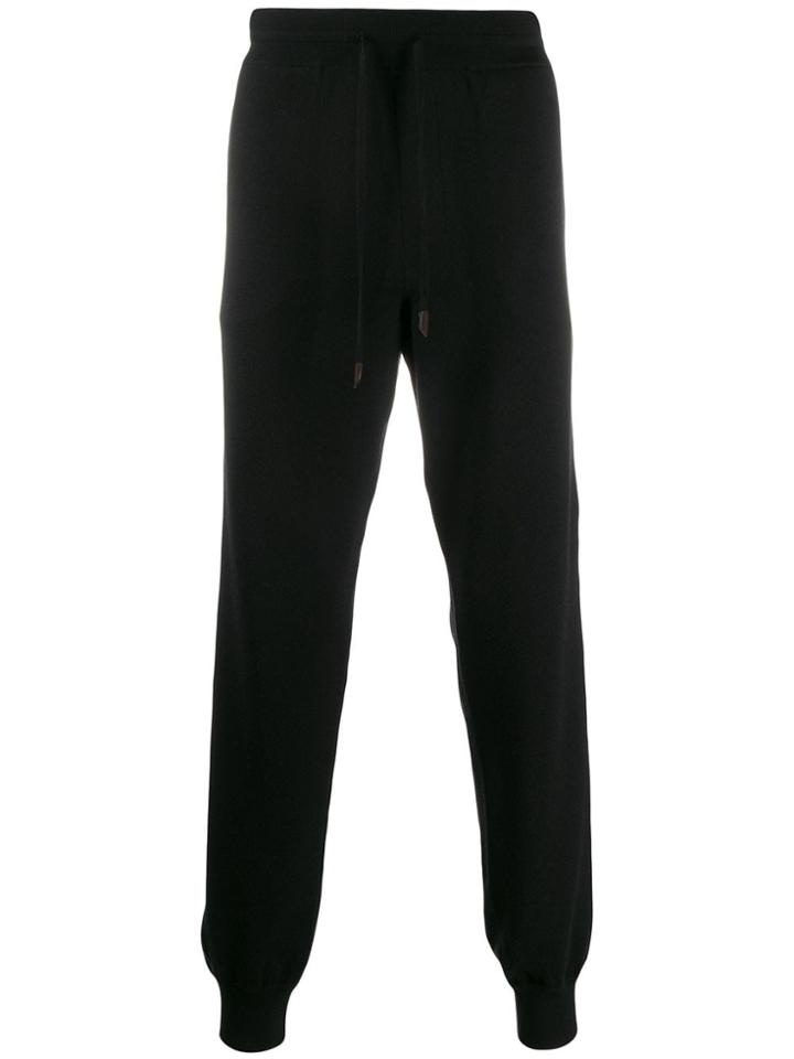 Ermenegildo Zegna Knitted Track Pants - Black