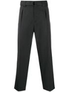 Valentino Belted Tailored Trousers - Grey