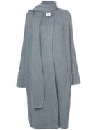 Le Kasha Oversized Cardigan - Grey