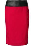 Dolce & Gabbana Pre-owned High-waisted Tube Skirt - Red