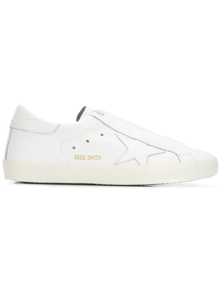 Golden Goose Deluxe Brand Star Patch Trainers - White