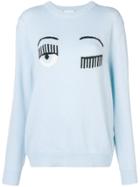Chiara Ferragni Maglia Round Neck Sweatshirt - Blue